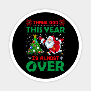 Thank God Merry Christmas Magnet